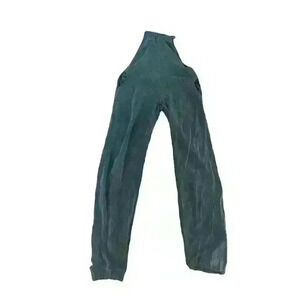 Back Beat Rags Los Angeles Green Gray Wide Leg Jumpsuit Size Small